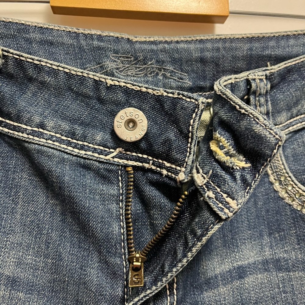Stetson Womens Hollywood Bootcut Jeans Size 14 - Picture 6 of 10